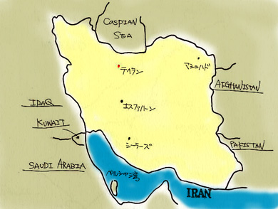 イラン・イスラム共和国の地図